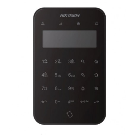 DS-PK1-LT-WE(Black) AxPro draadloos LCD codebedienpaneel
